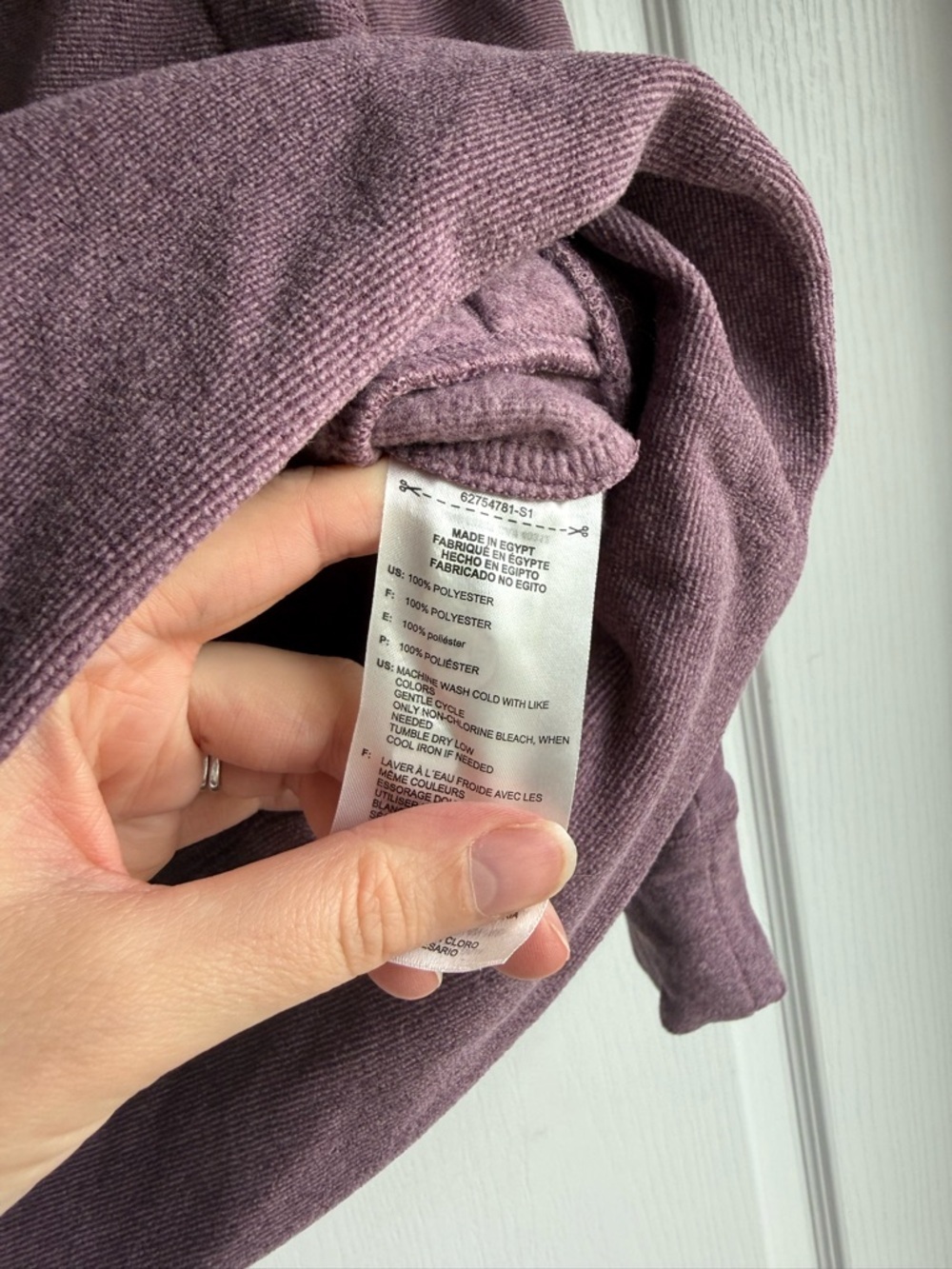 adidas Dusty Mauve Full-Zip Fleece Jacket - Picture 5 of 9